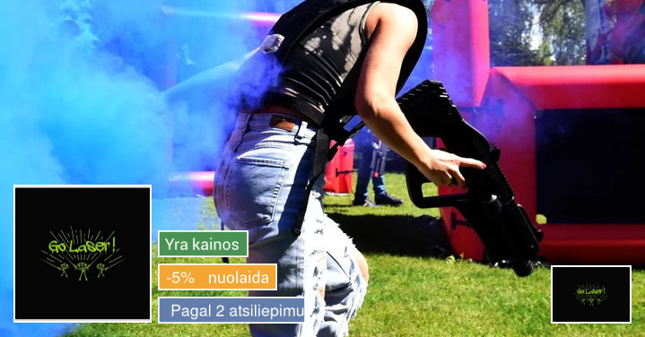 Laser Tag (lazerių) žaidimai Vilnius / Go laser arena Paslaugos.lt