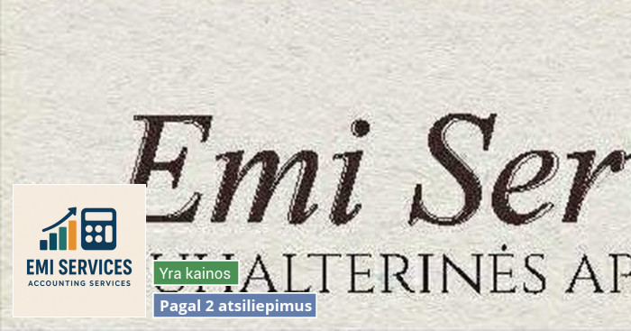 Buhalterinės apskaitos paslaugos - Šalčininkų r. / MB "EMI Service ...